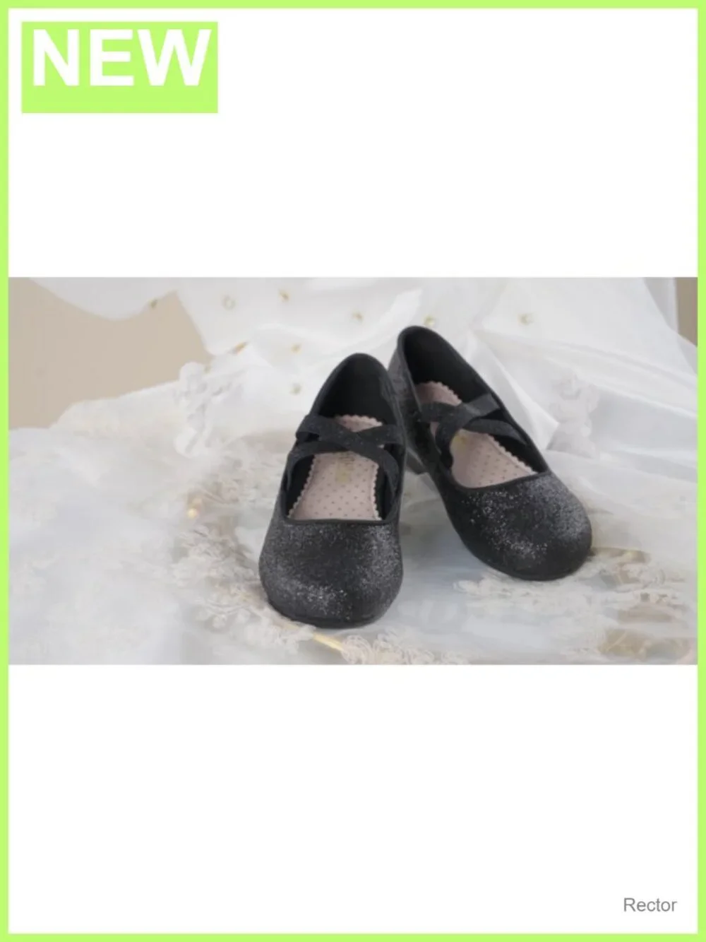 Girls Ballet Mary Jane Flats Satin Dress Shoes Round Toe Slip-On
